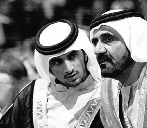 فيديو نادر للشيخ راشد بن محمد وهو صغير