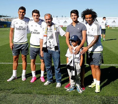 بالفيديو.. نادي ريال مدريد يستضيف "أسامة" اللاجئ السوري الشهير