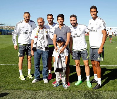 بالفيديو.. نادي ريال مدريد يستضيف "أسامة" اللاجئ السوري الشهير