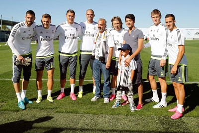 بالفيديو.. نادي ريال مدريد يستضيف "أسامة" اللاجئ السوري الشهير