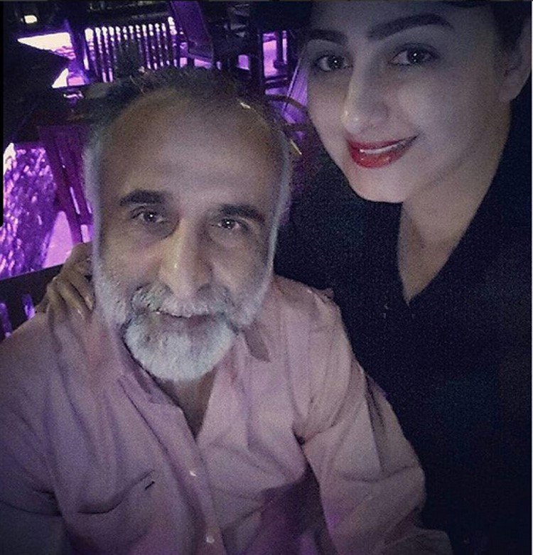 بالصور.. الفنانة هيفاء حسين ترد على أصحاب التعليقات الساخرة من "صورها مع زوجها" بسبب فارق العمر