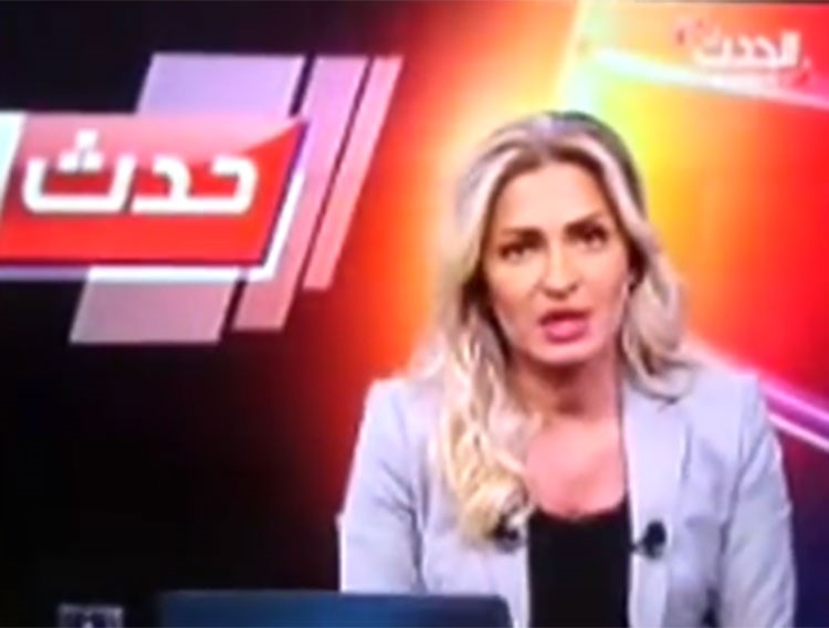 بالفيديو.. موقف محرج لمذيعة العربية على الهواء