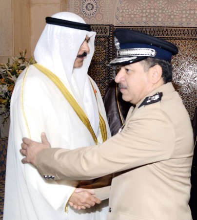 الشيخ محمد الخالد يتلقى التهنئة بالعيد﻿
