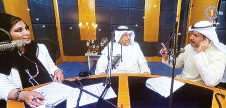 اسراء العسكر وعبدالعزيز الشمري وضيف اليوم الاول الاعلامي المخضرم محمد المسند﻿