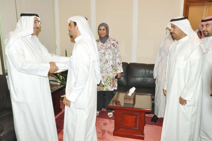 ماحمد الجسار يتلقى التهاني بالعيد 