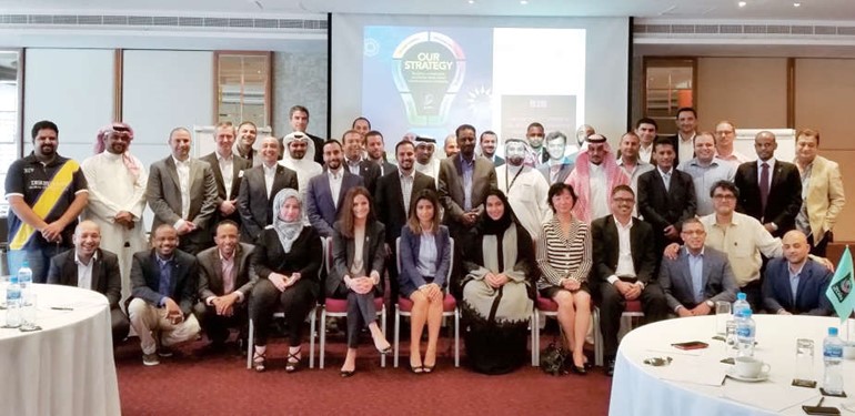 المسؤولون التنفيذيون من الشركات التابعة لمجموعة زين 