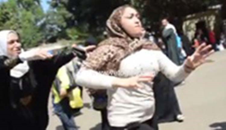 بالفيديو.. وصلة ردح لفتاة بعد اكتشاف خيانة خطيبها بحديقة الحيوان في القاهرة