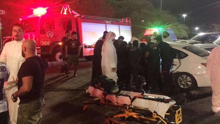 الحادث المروع الذي شهده الدائري السادس