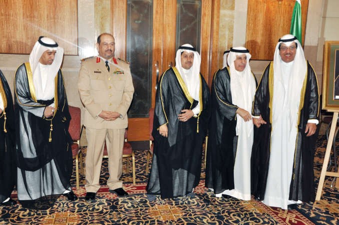 مبارك الخرينج يبارك للسفير السعودي