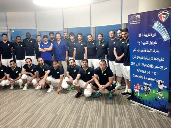 فراس الخطيب مع المتدربين﻿