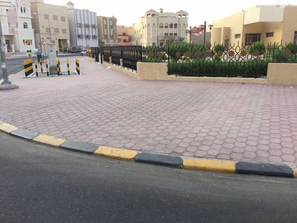مسجد قطعة 9 عقب الانتهاء من اعمال التبليط