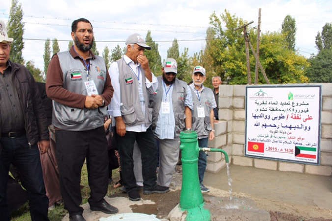 انجاز حفر بئر ارتوازية