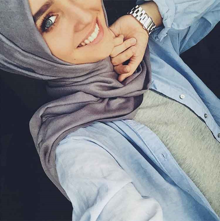 بالصور.. محجبة صاحبة أجمل عينين على "إنستغرام"