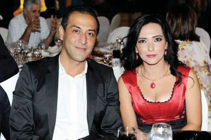 امل عرفة وطليقها 