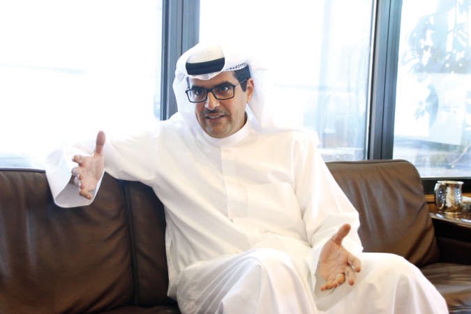 الرئيس التنفيذي لبيت التمويل الكويتي مازن الناهض اثناء حديثه لـالانباء حول خطط البنك بعد عام على توليه منصبه