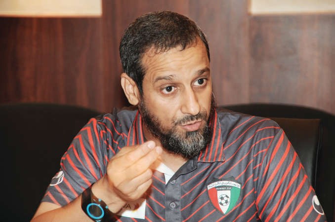 مدرب المنتخب ابراهيم عبيد