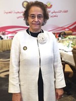 رئيسة بعثة مجلس التعاون لدول الخليج العربية في بروكسل السفيرة امل الحمد ﻿