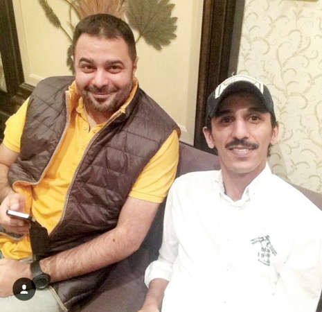 خالد مع محمد البعيجان﻿