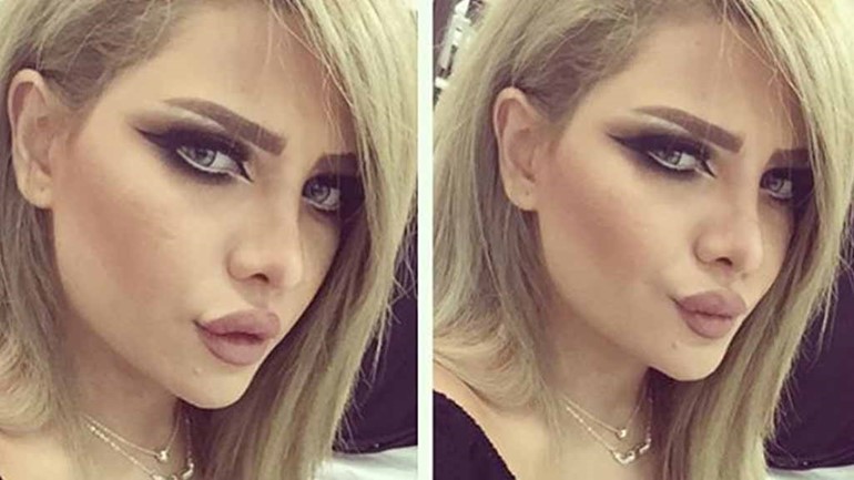 بالصور.. إيرانية تعيش في الكويت يتابعها الآلاف.. تنافس النجمات بماكياجها وتسريحات شعرها 