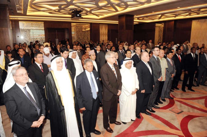 جانب من الحضور الديبلوماسي والشعبي في االاحتفال بالعيد الوطني الفيتنامي﻿