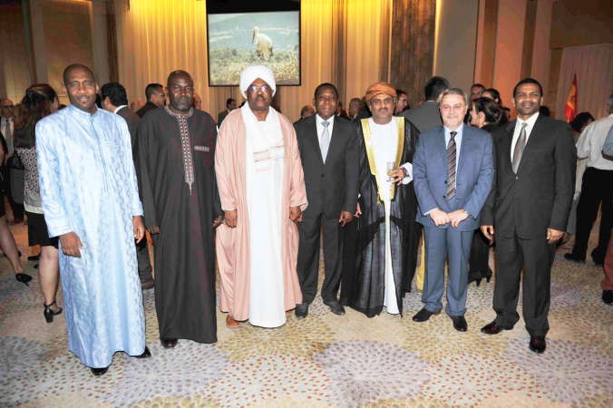 سفراء العراق وعمان والسودان والسنغال شاركوا في العيد الوطني﻿