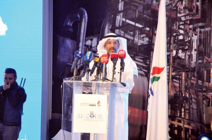 محمد غازي المطيري معلنا اطلاق المشروع﻿