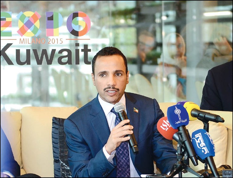 رئيس مجلس الامة مرزوق الغانم زار جناح الكويت بمعرض اكسبو ميلانو