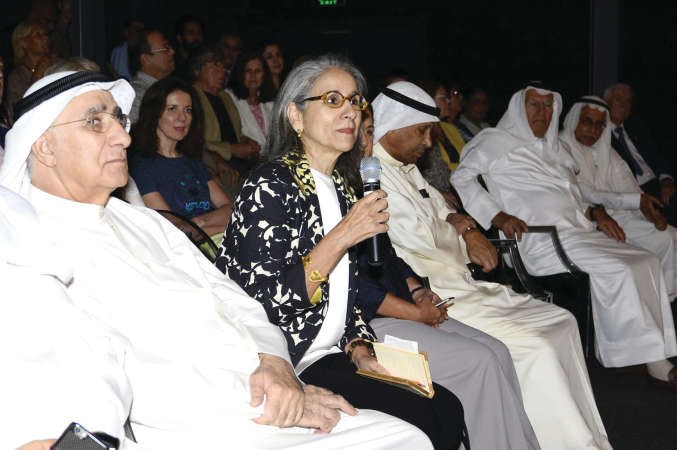 الشيخة حصة الصباح في مداخلة خلال المحاضرة﻿