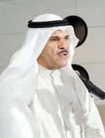 وزير الاعلام ووزير الدولة لشؤون الشباب الشيخ سلمان الحمود يلقي كلمته