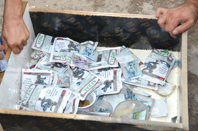 كيميكال من بين المضبوطات في حملة سوق الحرامية