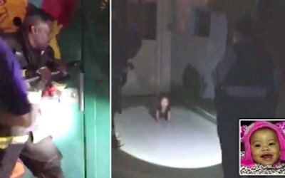 بالفيديو.. اقتحام حضانة في أميركا لإخراج رضيعة نسيت بداخلها