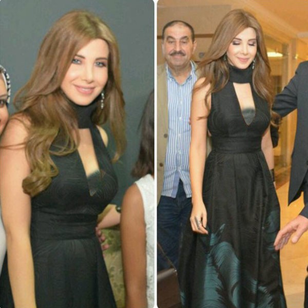 بالصور.. نانسي عجرم تتألق بالأسود في الإسكندرية.. وطفلة تحرجها