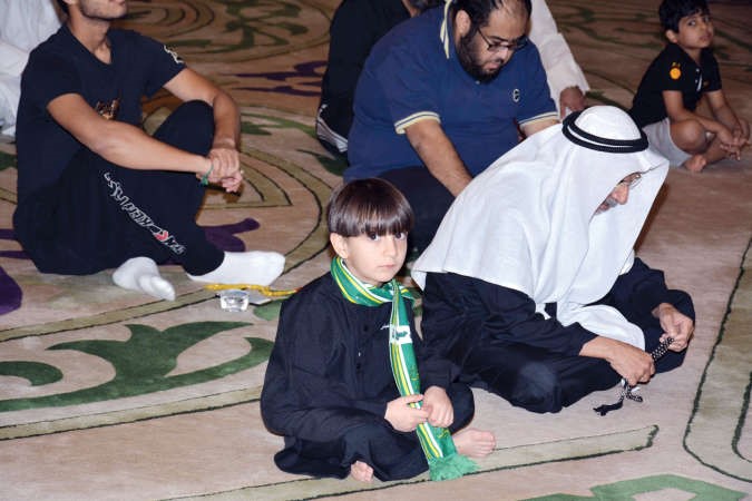 احد الاطفال ضمن الحضور ﻿