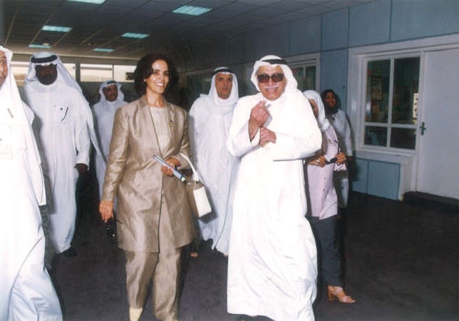 وفي حفل العيد الوطني برعاية الشيخة امثال الاحمد 