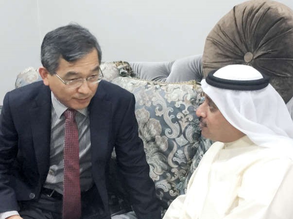 دبدر الدويش والسفير الكوري الجنوبي شين بونام﻿