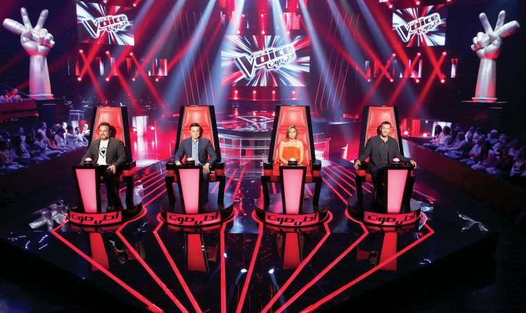 المدربون الاربعة لـ the Voice