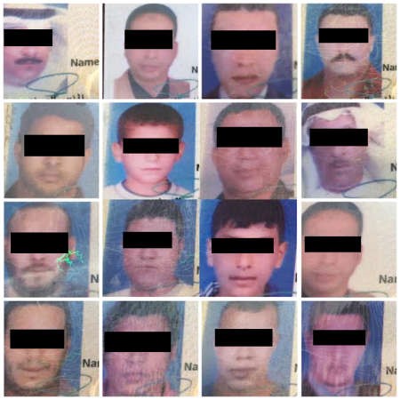 المتشاجرون الذين تم ضبطهم وقامت الداخلية بتعميم صورهم على وسائل الاعلام﻿