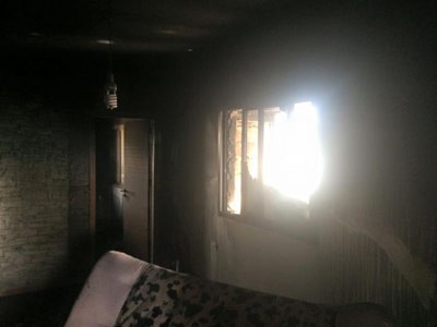 صورة من الحريق