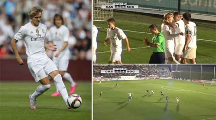 بالفيديو.. نجم ريـال مدريد الشاب.. يبهر الجماهير بمراوغة وتمريرة رائعة!
