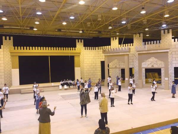 جانب من بروفات اوبريت خليج النور