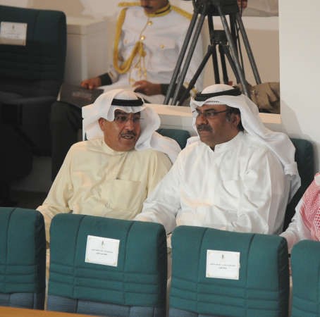 الزميلان عدنان الراشد وعلي الفضالة﻿