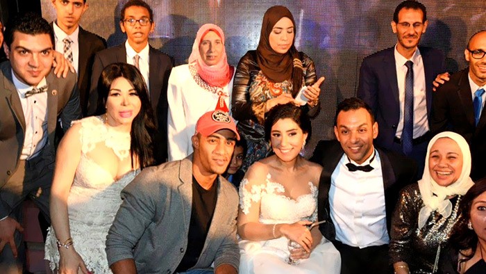 صورة من زفاف ايتن عامر
