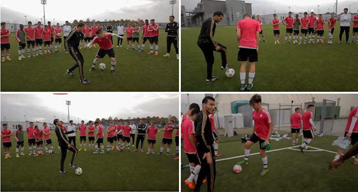 بالفيديو.. المغربي التوزاني يبهر لاعبي يوفنتوس الشبان بـ "مهاراته"!