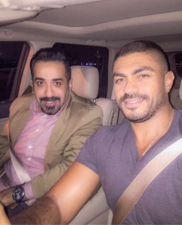 خالد سليم والزميل بشار جاسم﻿