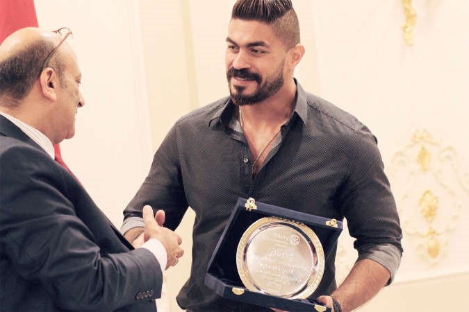 تكريمه كافضل مطرب 2015﻿
