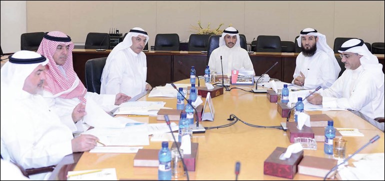 الرئيس مرزوق الغانم مترئسا اجتماع اللجنة التنفيذية للشعبة البرلمانية