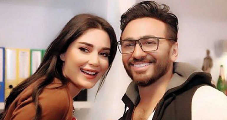 سيرين وتامر في بيروت