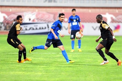 لاعبو برقان نجحوا في السيطرة على منطقة الوسط
