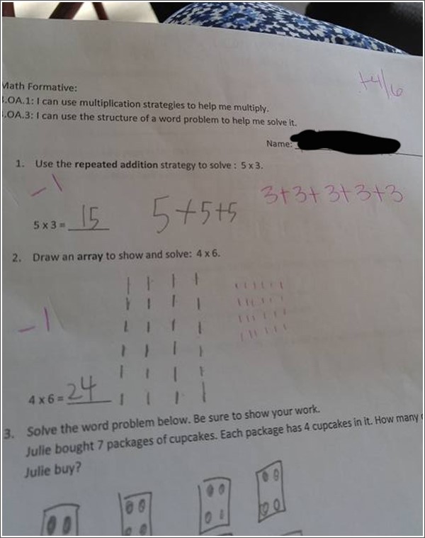 معلم رياضيات "يثبت" أن ناتج 3x 5 لا يساوي 5x3 !