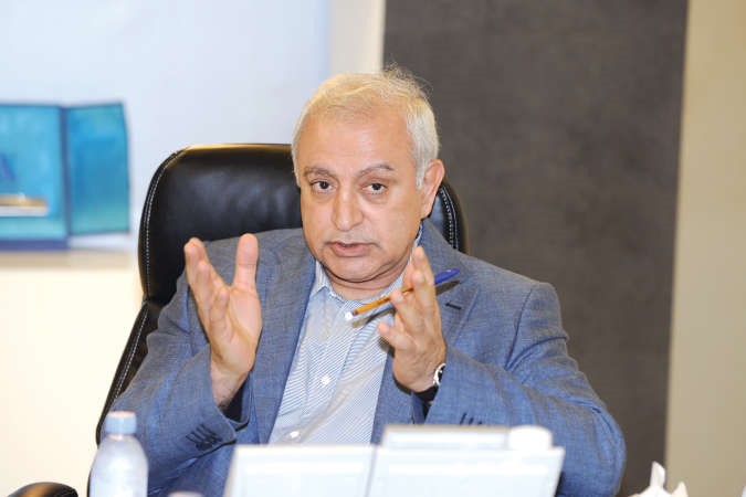 دبدر العيسى متحدثا عن شؤون وشجون التربية خلال زيارته لـ الانباءهاني الشمري﻿